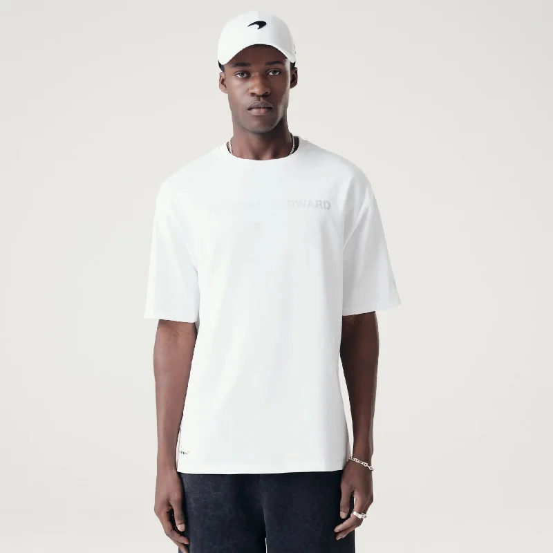 While Supplies Last McLaren Racing Washed Pack White Oversized T-Shirt