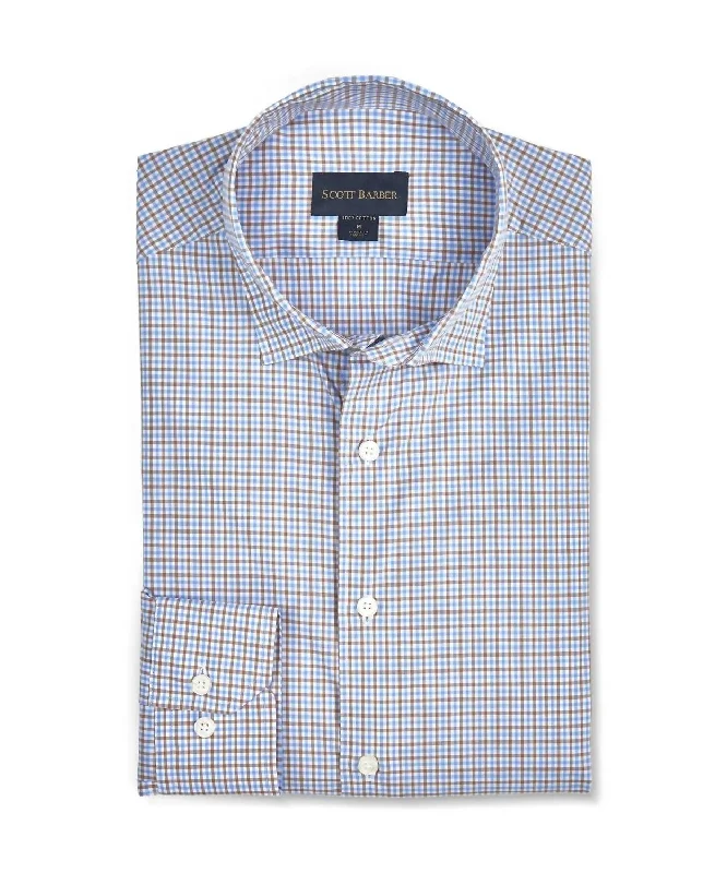 Major Savings Men Tattersail Shirt In Blue