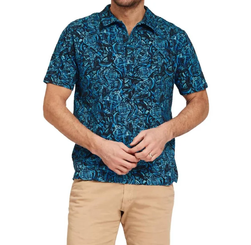 Super Savings Men's Polo Short Sleeve Polo Shirt In Multi Blue