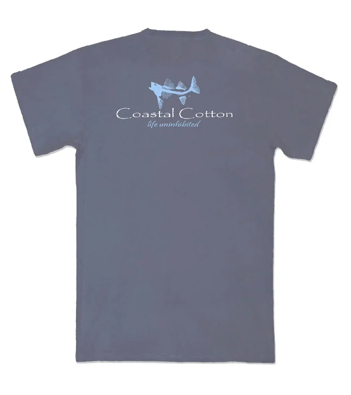 Anniversary Sale Men's Signature Short Sleeve Tee In Slate Blue
