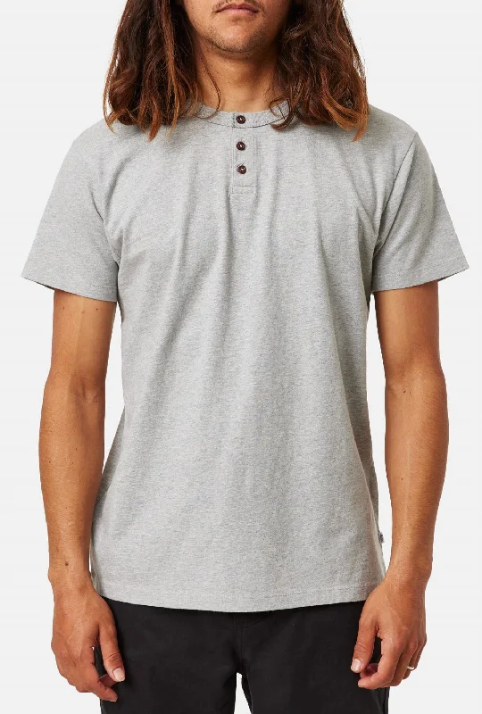 Flash Deal Mesa Henley Shirt In Sport Heather Gray