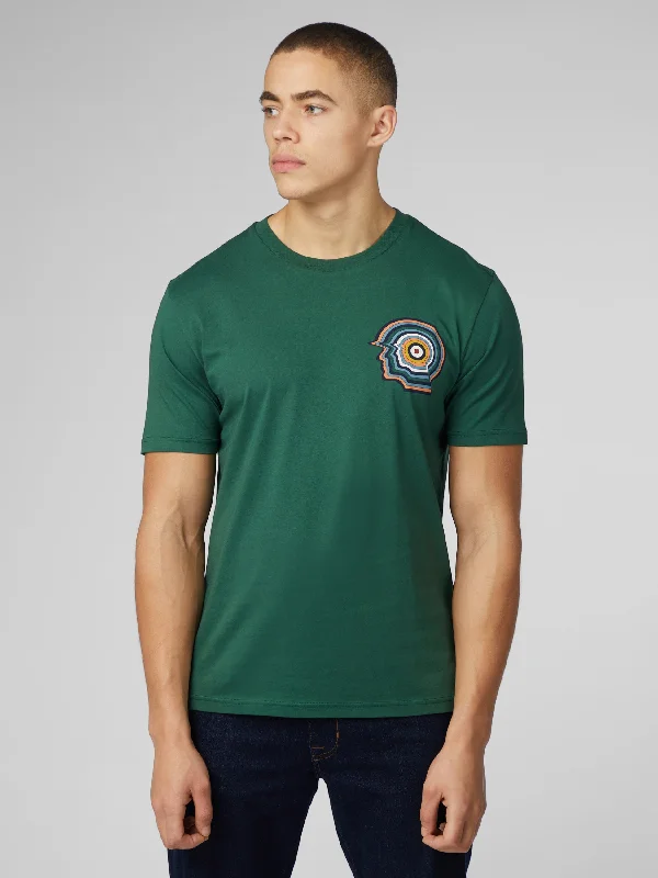 Weekend Offers That Delight Signature Mod Head Tee - Green