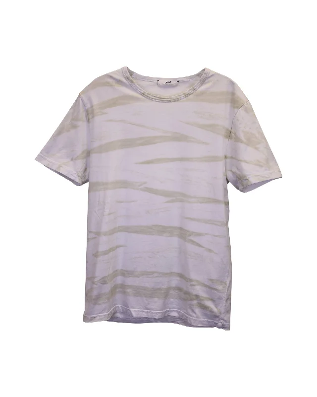 Today's Deal Mr. P Printed T-shirt in White Cotton