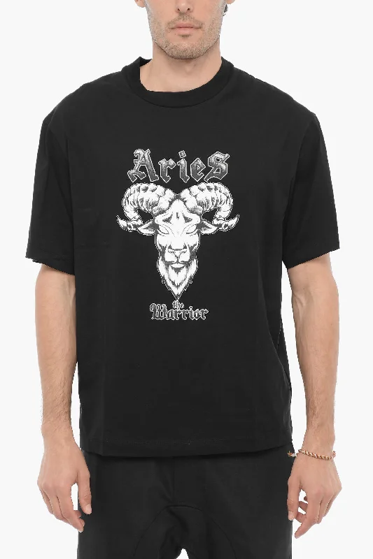 Great Deals Neil Barrett Slim Fit ARIES THE WARRIAR Crew-neck T-shirt
