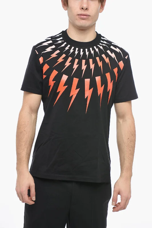 Lowest Price Neil Barrett Slim Fit Crew-Neck T-shirt with Gradient Print
