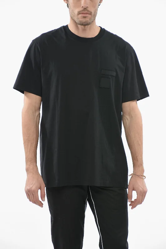 Price Slash Neil Barrett Slim Fit MEMORY OF ARMY Crew-Neck T-shirt with Patches