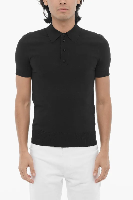 Stock Clearance Neil Barrett Technical Fabric Slim Fit Polo Shirt
