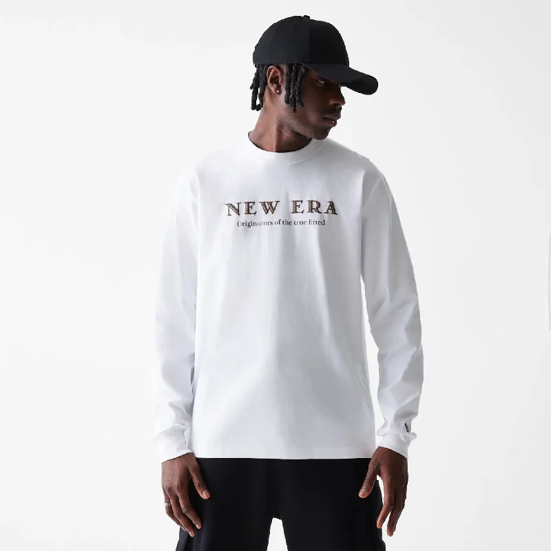 Online Specials New Era Basic White Long Sleeve T-Shirt