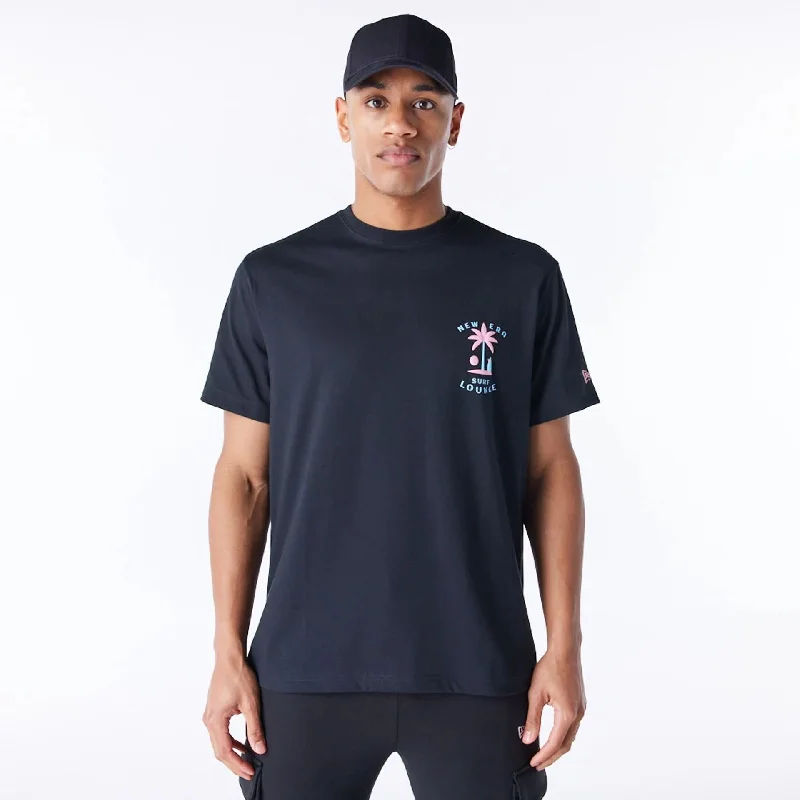 Best Choice New Era Korea Surf Lounge Black T-Shirt