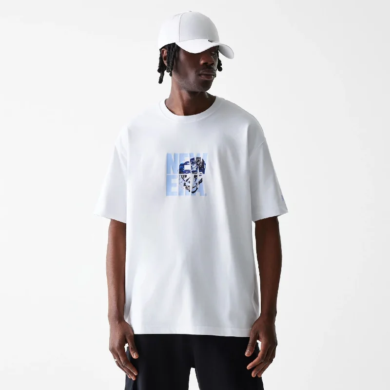 Clearance Items New Era Street Dangle White Oversized T-Shirt