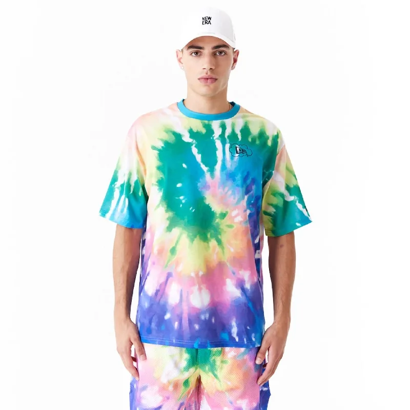 Price Drop New Era Tie Dye Multi-Coloured Oversized T-Shirt