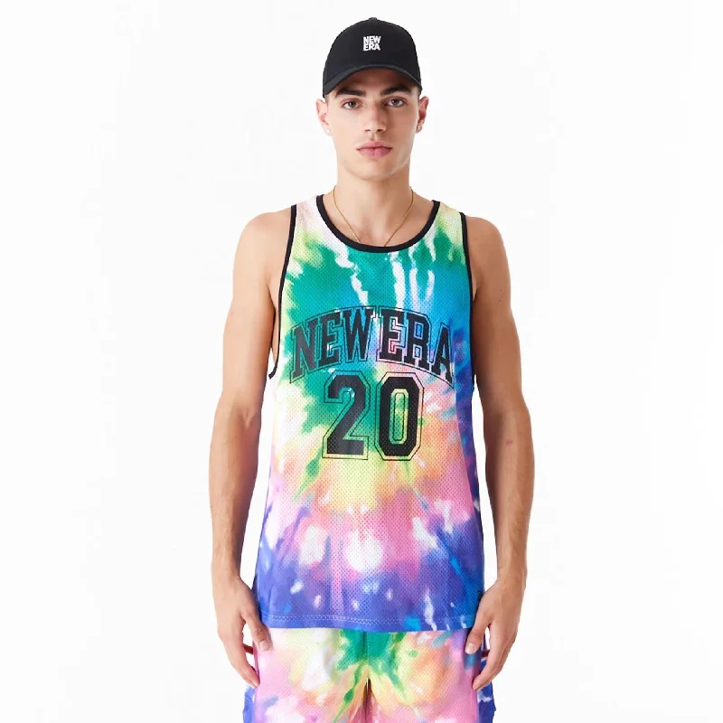 Flash Sale New Era Tie Dye Multi-Coloured Tank Top