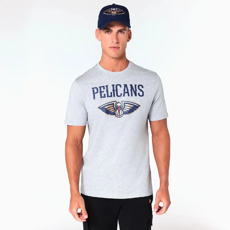 Final Sale New Orleans Pelicans NBA Grey T-Shirt