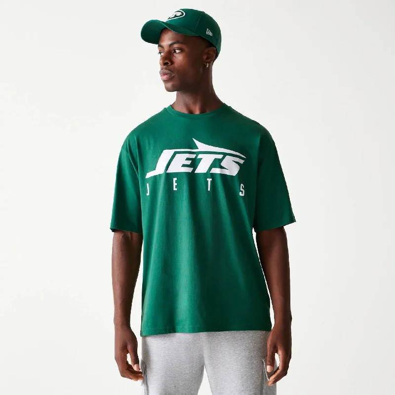 Weekend Offers That Thrill New York Jets NFL Games Slogan Green Oversized T-Shirt