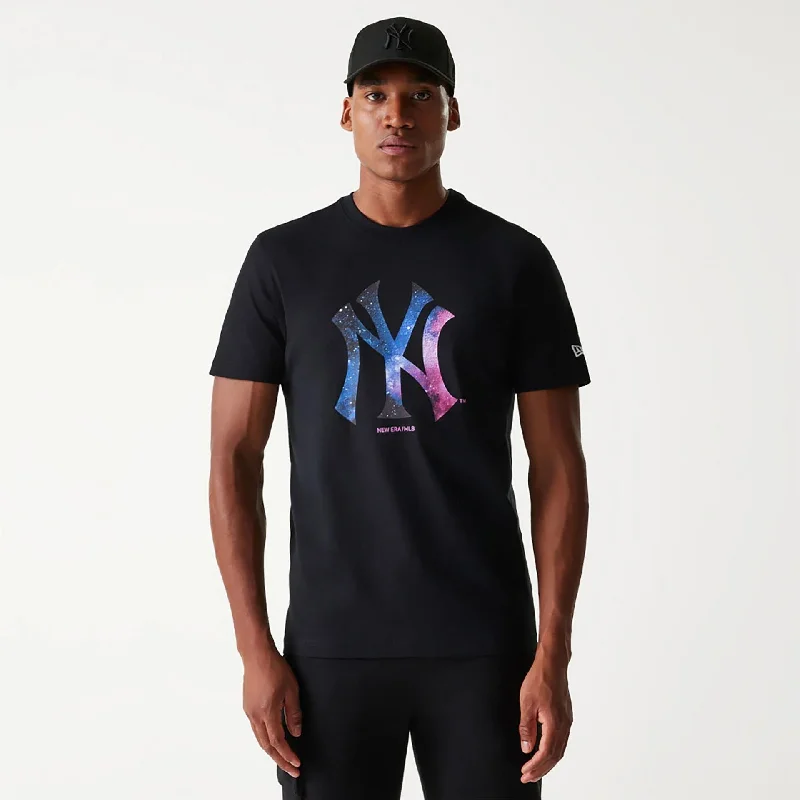 Deal Dash New York Yankees Cosmic Space Black T-Shirt