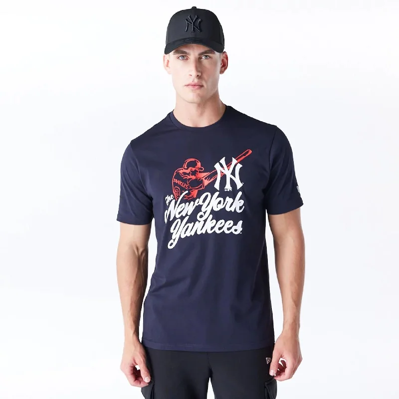 Weekend Savings Sensation New York Yankees MLB Baseball Graphic Navy T-Shirt
