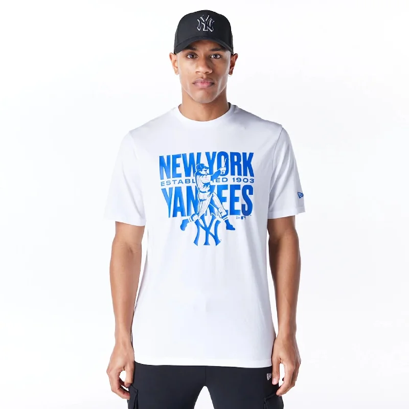 Weekend Deals That Dazzle New York Yankees MLB Baseball Graphic White T-Shirt