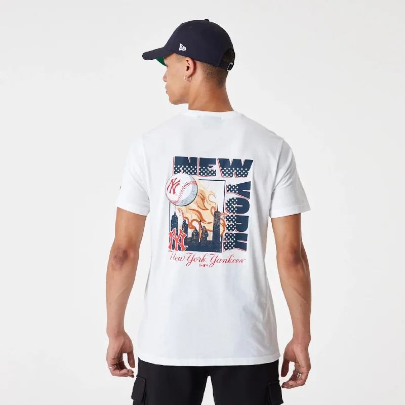 Crazy Deal New York Yankees MLB City Graphic White T-Shirt