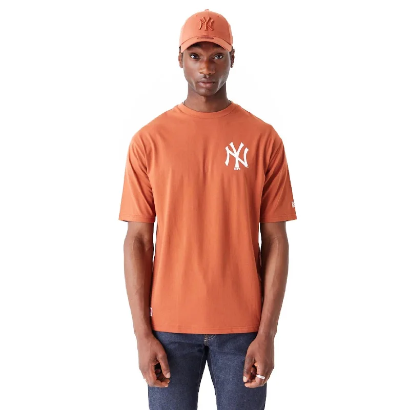 Low Prices New York Yankees MLB World Series Brown Oversized T-Shirt
