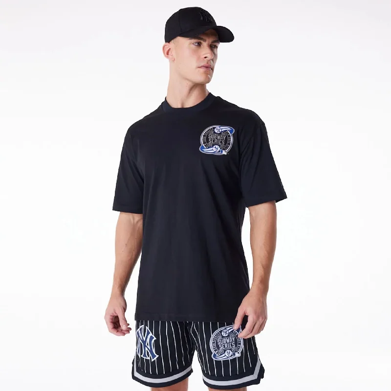 Super Deal New York Yankees New Era Australia Black Oversized T-Shirt