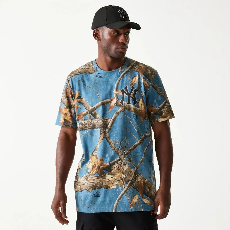 Year-End Sale New York Yankees Realtree Edge Slate Blue T-Shirt