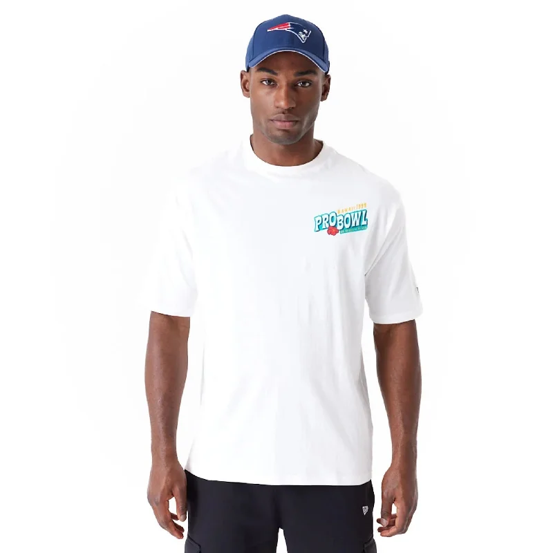 Lowest Price NFL Pro Bowl Hawaii NFC Floral Graphic White Oversized T-Shirt