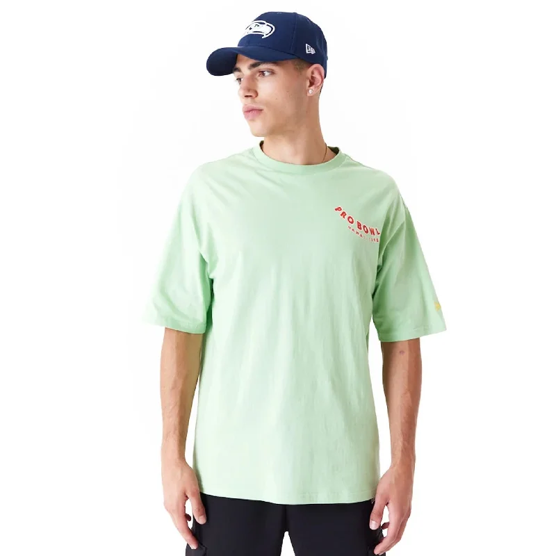 Limited Availability NFL Pro Bowl Hawaii NFC Graphic Bright Green Oversized T-Shirt