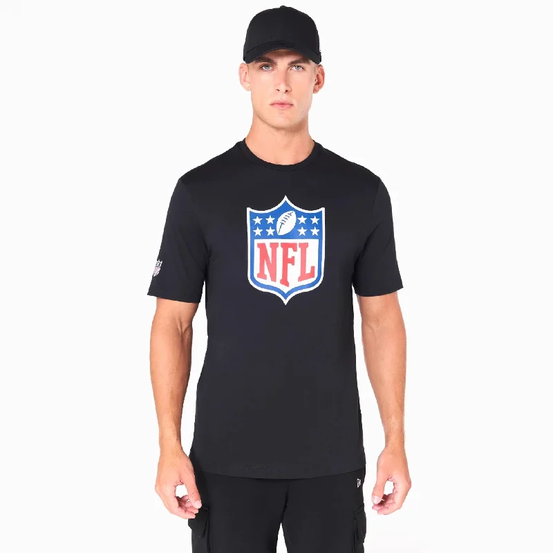 While Supplies Last NFL Shield Logo NFL Black T-Shirt