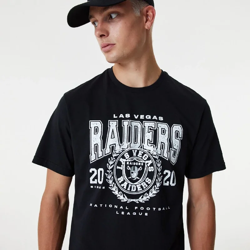 Discount Days NFL Team Graphic Las Vegas Raiders Black T-Shirt