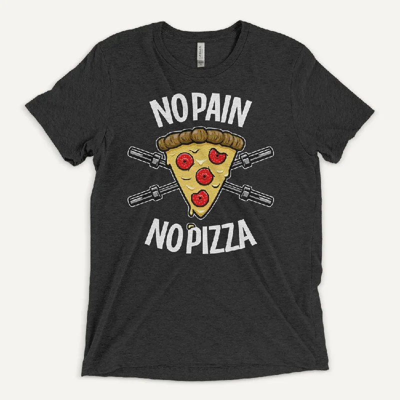 New Markdowns No Pain No Pizza Men's Triblend T-Shirt