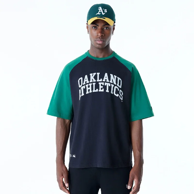 Weekend Savings Sensation Oakland Athletics MLB Arch Black T-Shirt