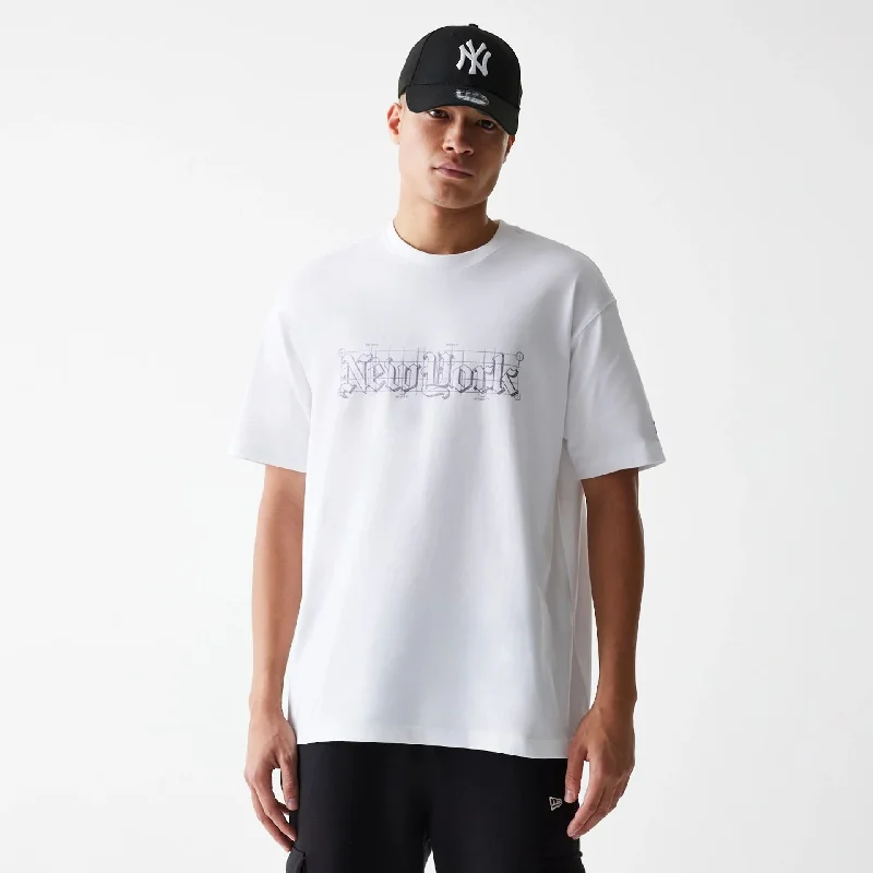 Exclusive Offers Ode To NY White Oversized T-Shirt