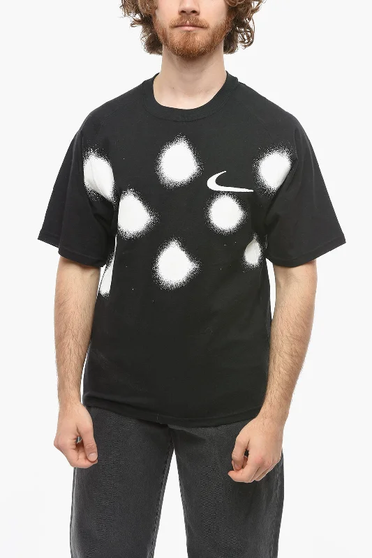 Mega Deal Off-White NIKE X OFF-WHITE Spray Printed Effect Crew-Neck T-shirt