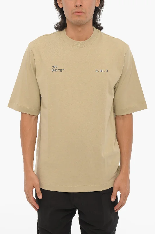 Super Sale Off-White Printed SKATE Crew-neck T-Shirt