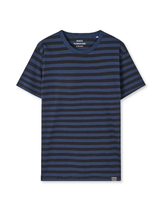 Seasonal Sale Organic Midi Thor Tee, Navy/Black
