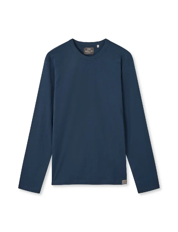 Holiday Sale Organic Thor Tee LS, Navy