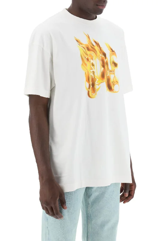 Amazing Deals Palm Angels "burning Monogram T