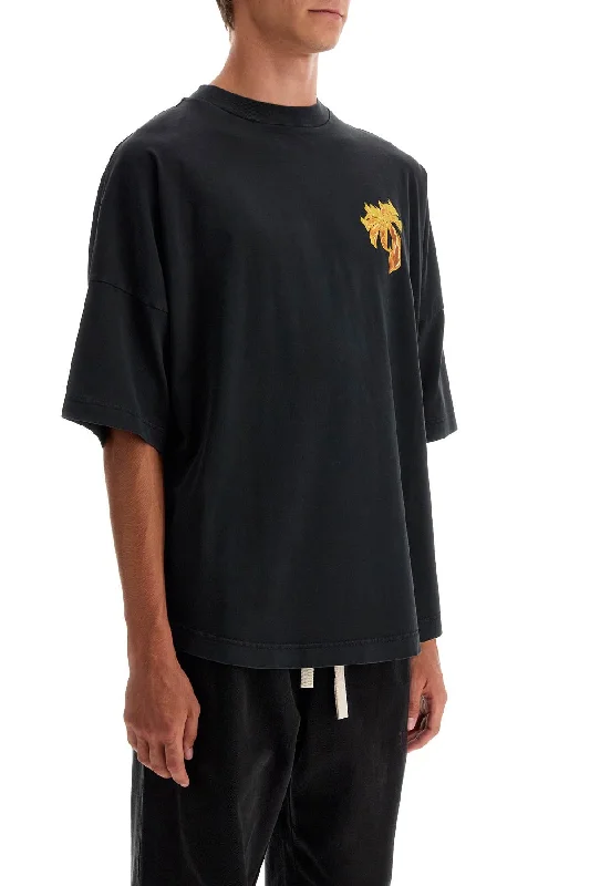 Anniversary Sale Palm Angels 'burning Palm Oversized T
