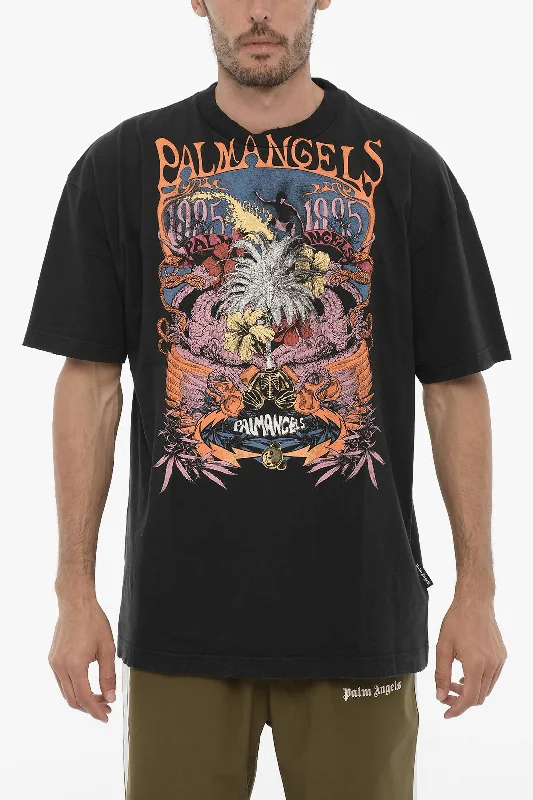 Holiday Sale Palm Angels Printed PALM CONCERT Crew-neck T-Shirt
