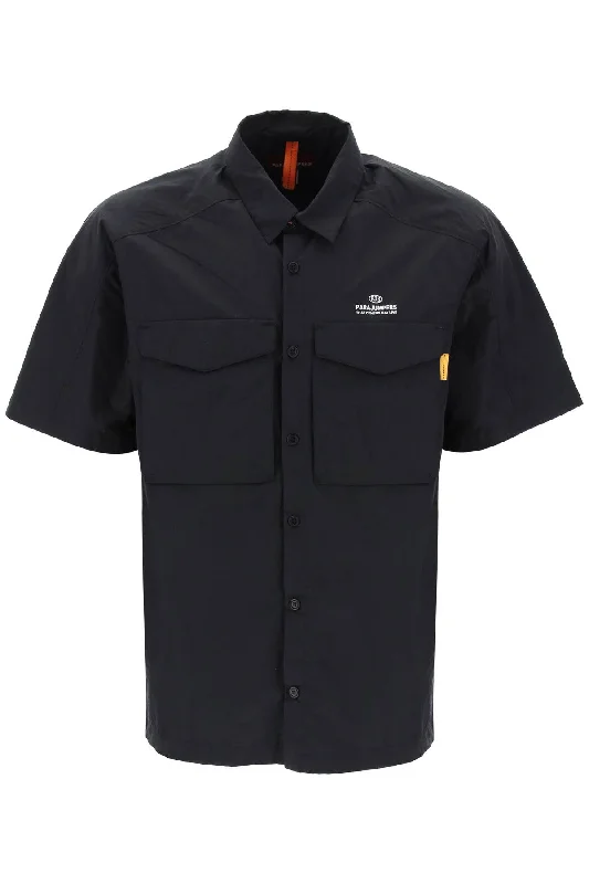 Discount Mania Parajumpers Men's Pete Nylon Poplin Shirt In