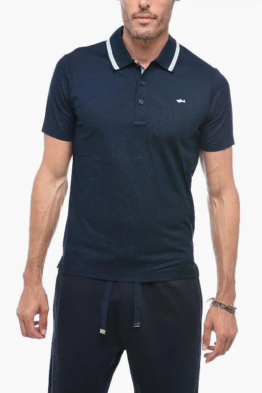 Markdowns Paul & Shark YACHTING Piquet Cotton Polo with Embroidery