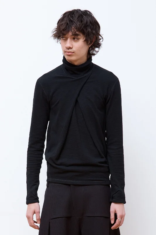 Can't Beat Aria Jersey Top  Black
