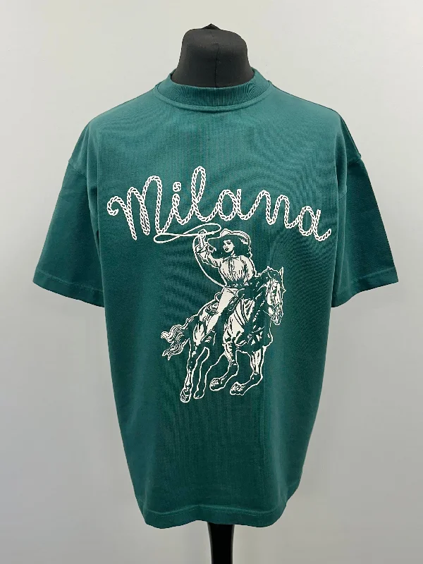 Season Finale Sale Pine Green Cowgirl Heavyweight T-shirt.