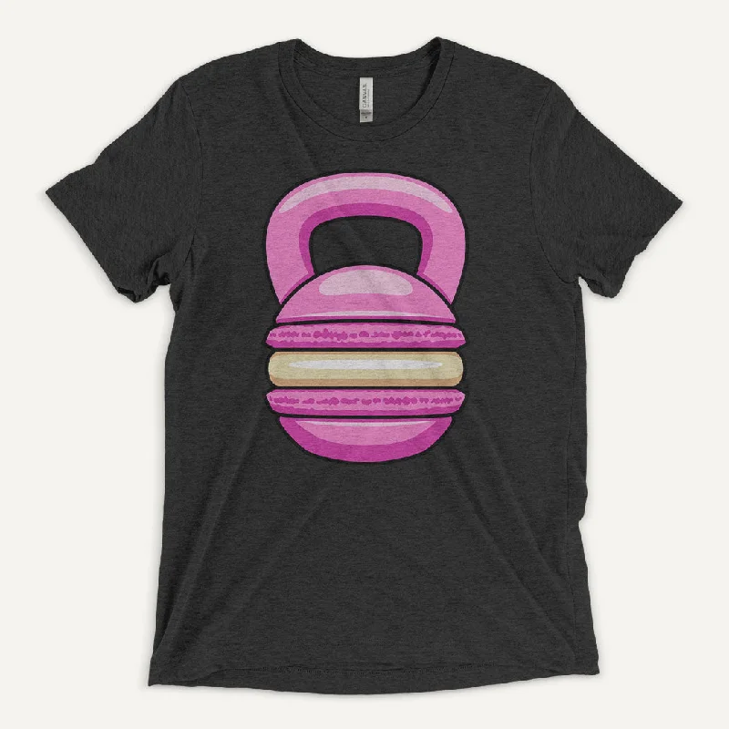 Referral Discount Pink Macaron Kettlebell Design Men’s Triblend T-Shirt