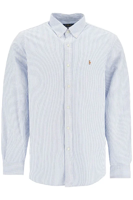 Weekend Shopping Extravaganza Polo Ralph Lauren Men's 'Striped Oxford Custom Fit Shirt'
