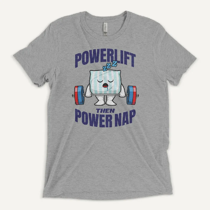Weekend Bargains to Snag Powerlift Then Power Nap Men’s Triblend T-Shirt
