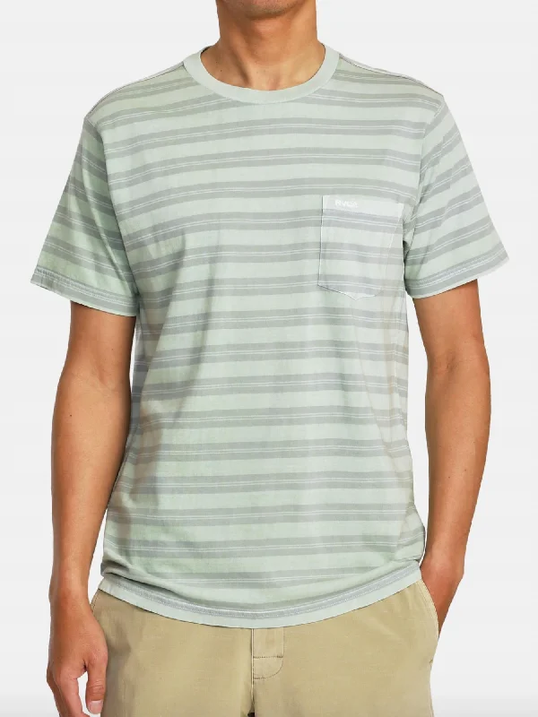 Deep Discounts Ptc Stripe T-Shirt In Green Haze