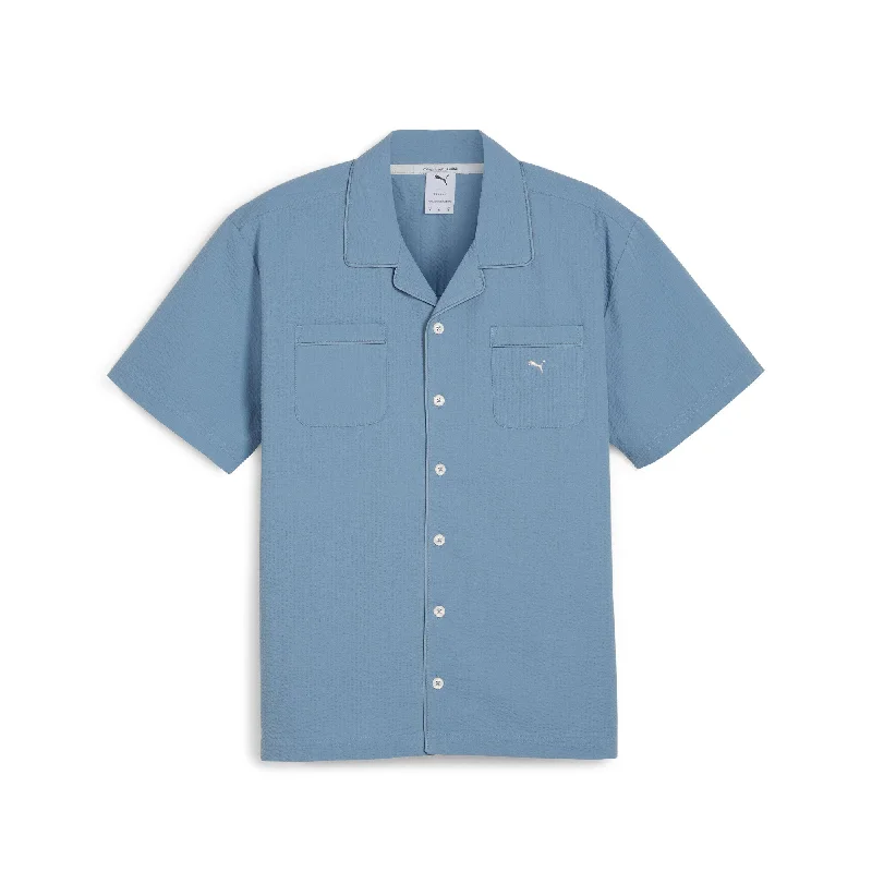 Limited Availability PUMA Men's MMQ Seersucker Shirt