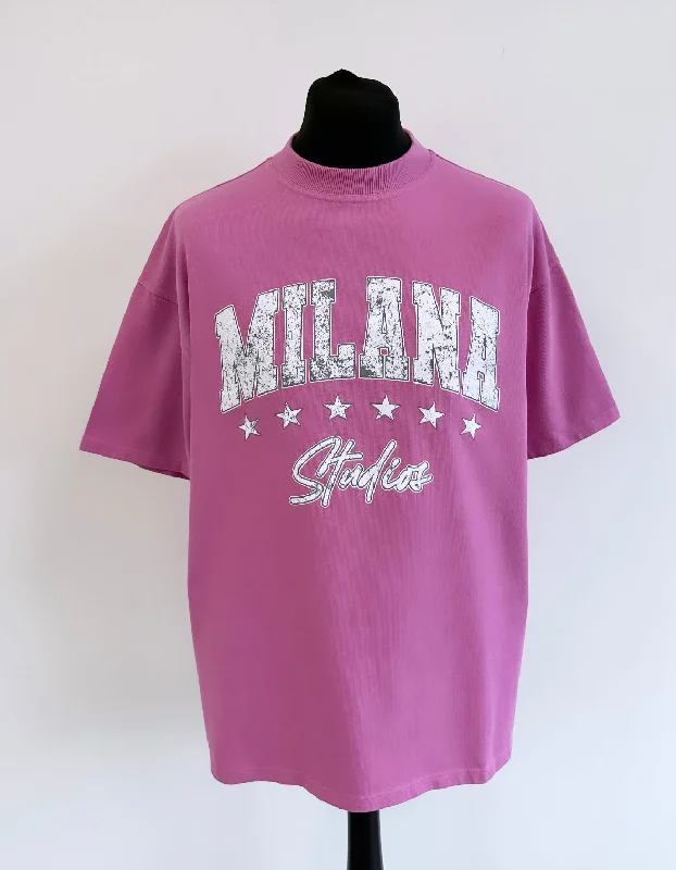 New Deals Raspberry Star Heavyweight T-shirt.