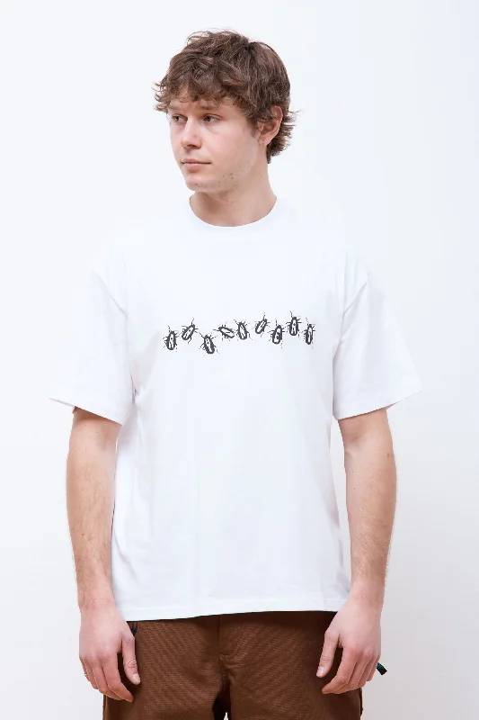Act Now Kakerlaken T-Shirt Ghost White